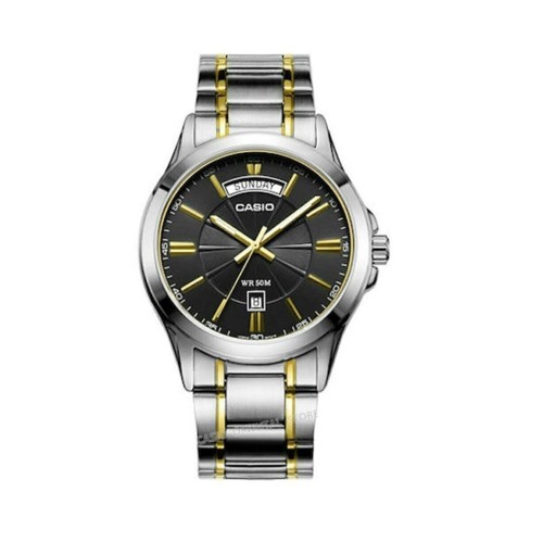 Casio MTP-1381G-1A, Stainless Steel, Με Μπρασελέ, TE, Ασημί