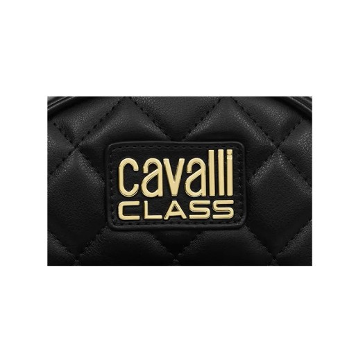 Cavalli Class CCHB00962100, Backpack/Ωμοπλάτης, Δέρμα, Μαύρο