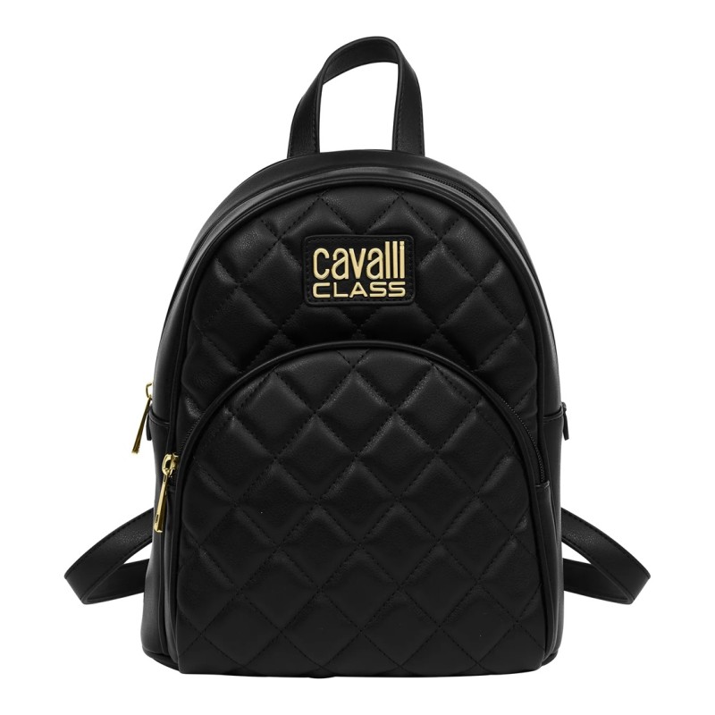Cavalli Class CCHB00962100, Backpack/Ωμοπλάτης, Δέρμα, Μαύρο