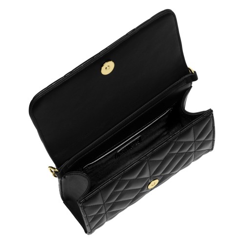 Cavalli Class CCHB01012100, Χιαστί/Ώμου, Δέρμα, Μαύρο