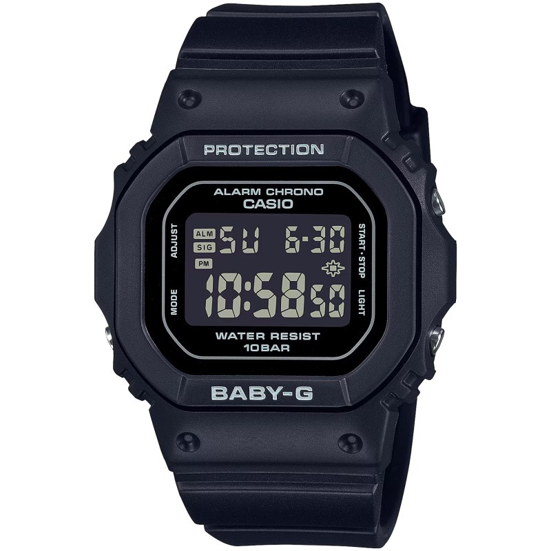 Casio BGD-565U-1ER, Stainless Steel, Καουτσούκ, Μαύρο