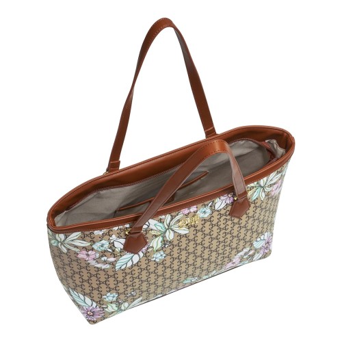 Cavalli Class CCHB01052500, Ώμου/Καρπού, Δέρμα, Καφέ/Print