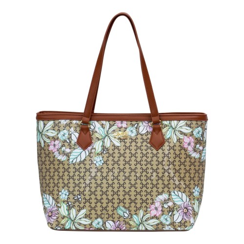 Cavalli Class CCHB01052500, Ώμου/Καρπού, Δέρμα, Καφέ/Print