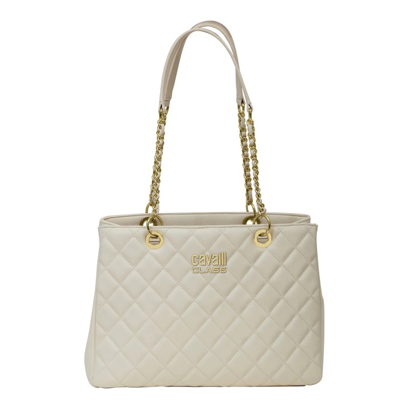 Cavalli Class CCHB01262400, Ώμου/Καρπού, Δέρμα, Λευκό