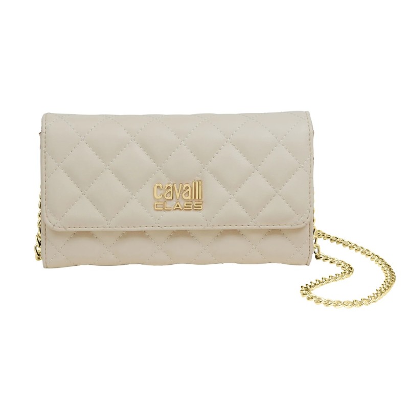 Cavalli Class CCHB01252400, Δέρμα, Λευκό