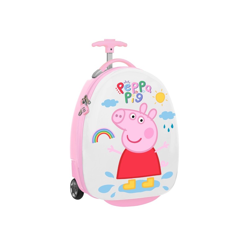 Safta 612372848 Peppa Pig Ice Cream, Σκληρή, Τρόλεϊ, Ροζ