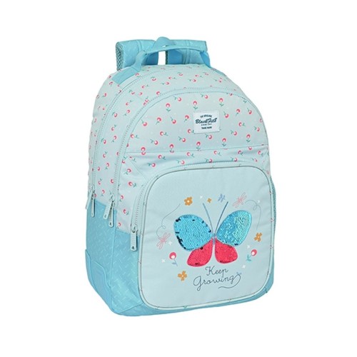 Safta 642243773 Blackfit8 Butterfly, Σακίδιο Πλάτης, Ύφασμα, Γαλάζιο