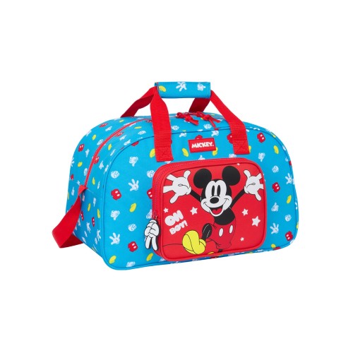 Safta 712333273 Mickey Mouse Fantastic, Ύφασμα, Παιδικό Σακ Βουαγιάζ, Γαλάζιο