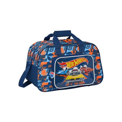 Safta 712338273 Hot Wheels Speed Club, Ύφασμα, Παιδικό Σακ Βουαγιάζ, Μπλε