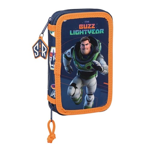 Safta 412216854 Buzz Lightyear, Κασετίνα, Ύφασμα, Μπλε