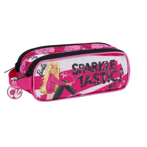 Safta 811510513 Barbie Glitter, Κασετίνα, Ύφασμα, Ροζ