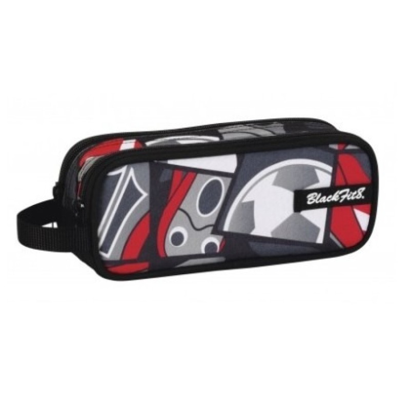 Safta 841311513 Blackfit8, Κασετίνα, Ύφασμα, Μαύρο