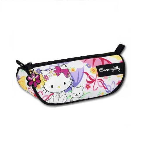 Safta 811317224 Hello Kitty, Κασετίνα, Ύφασμα, Λευκό