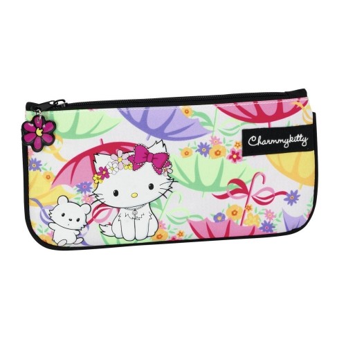 Safta 811317028 Hello Kitty, Κασετίνα, Ύφασμα, Λευκό