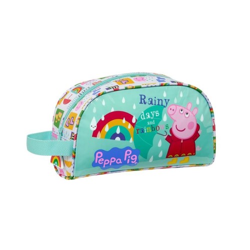 Safta 812172824 Peppa Pig, Νεσεσέρ, Ύφασμα, Τιρκουάζ