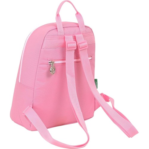 Benetton 612252846 , Σακίδιο Πλάτης, Ύφασμα, Ροζ