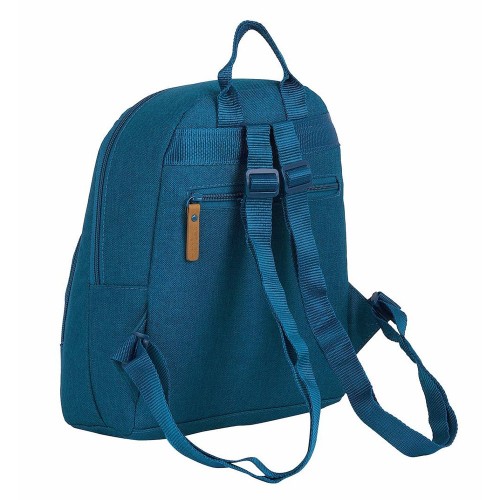 Safta 642035846, Σακίδιο Πλάτης, Ύφασμα, Μπλε