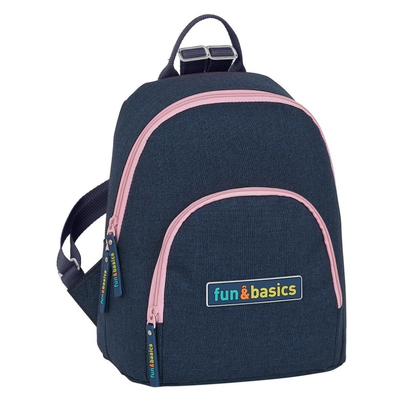 Safta 612008846, Σακίδιο Πλάτης, Ύφασμα, Μπλε