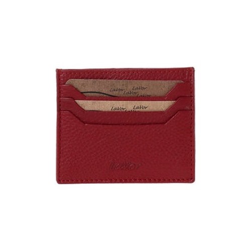 Lavor 1-6070, Καρτοθήκη, Δερμάτινο, Κόκκινο