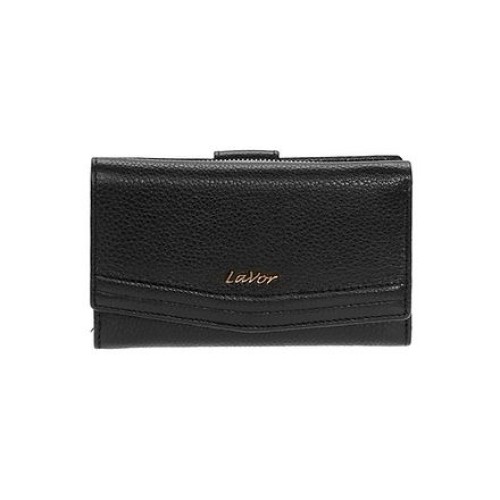 Lavor 1-6019, Πορτοφόλι, Δερμάτινο, Μαύρο