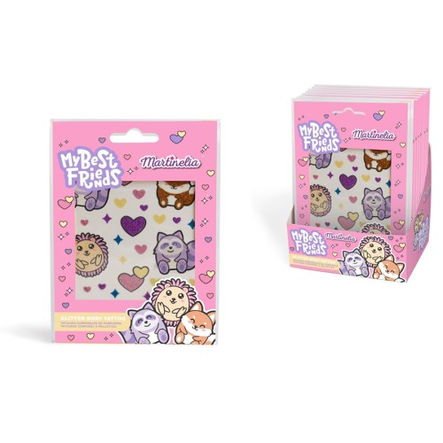 Martinelia 68030 Q, My Best Friends Glitter Body Tattoo, Αυτοκόλλητα Τατουάζ Παιδικό