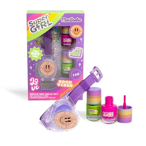 Martinelia 44056 Q, Super Girl Watch & Nails Set, Παιδικό