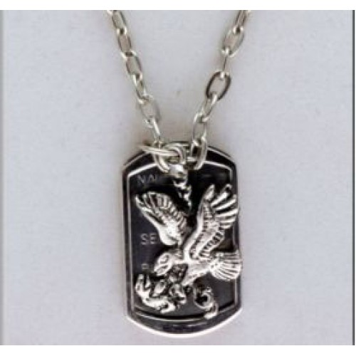 Kostibas 1050-010, Κολιέ, Με Μοτίφ, Ασημί