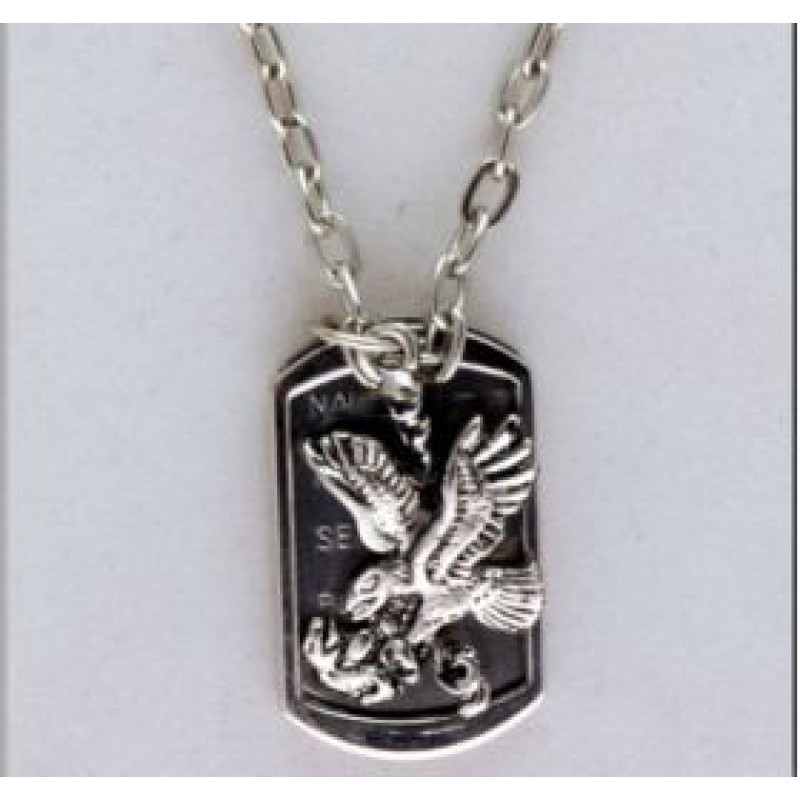 Kostibas 1050-010, Κολιέ, Με Μοτίφ, Ασημί