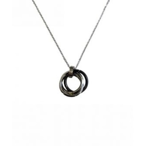 Kostibas 1050-641LA, Κολιέ, Με Μοτίφ, Ασημί