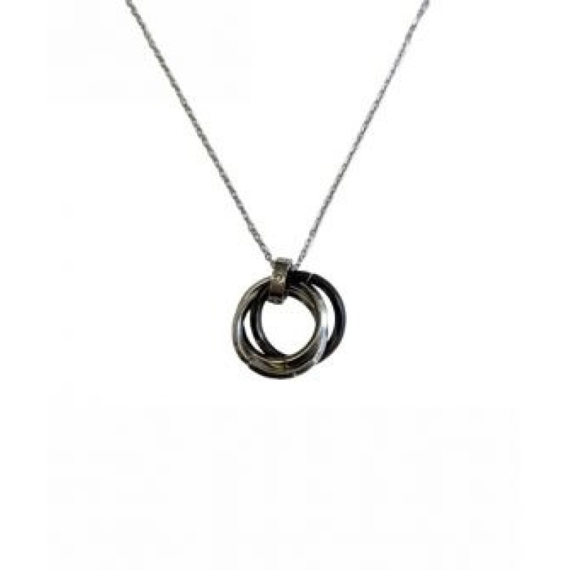 Kostibas 1050-641LA, Κολιέ, Με Μοτίφ, Ασημί