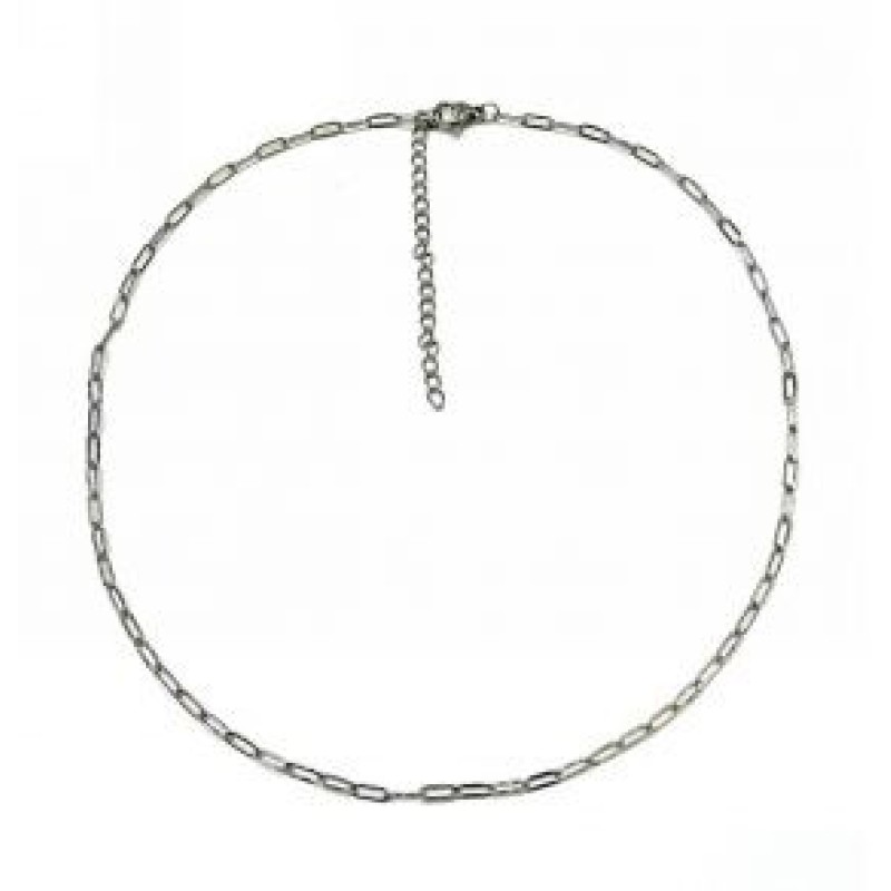 Kostibas 1013-885AH, Κολιέ, Ατσάλι, Ασημί