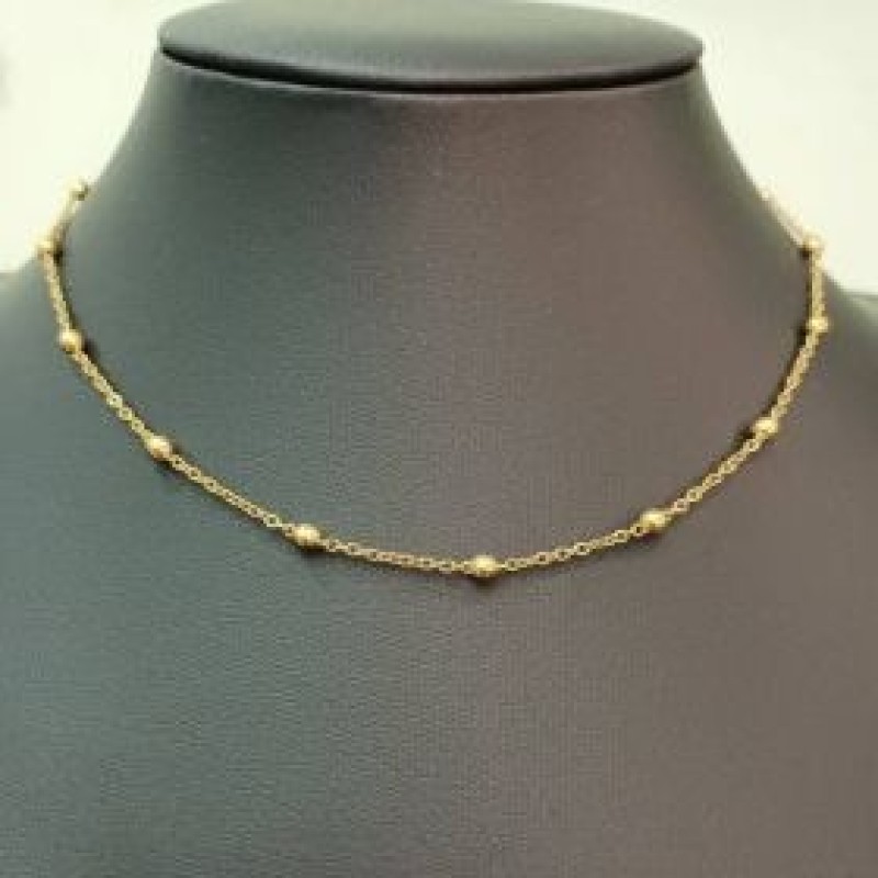 Kostibas 1013-923X3, Κολιέ, Ατσάλι, Χρυσό