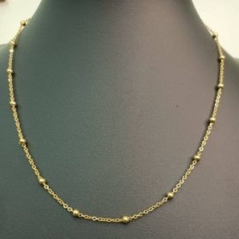 Kostibas 1013-923X4, Κολιέ, Ατσάλι, Χρυσό