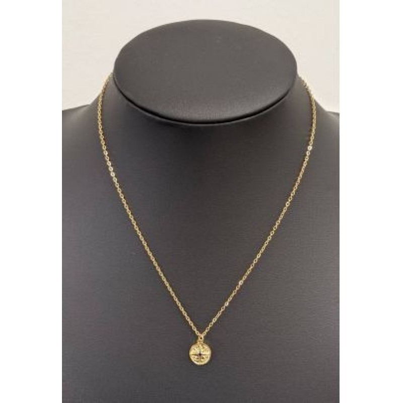 Kostibas 1013-948X, Κολιέ, Ατσάλι, Χρυσό