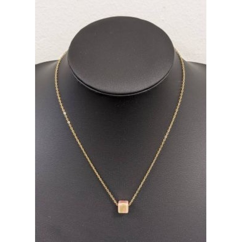 Kostibas 1013-866XW, Κολιέ, Ατσάλι, Μοτίφ, Χρυσό/Ροζ/Πράσινο