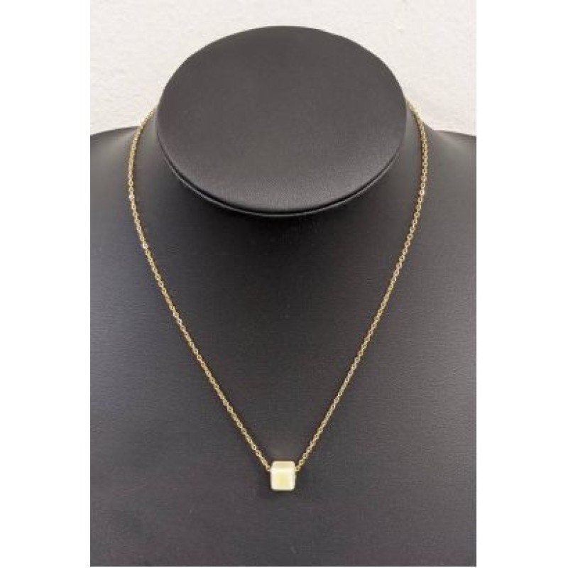 Kostibas 1013-866XY, Κολιέ, Ατσάλι, Μοτίφ, Χρυσό/Κίτρινο