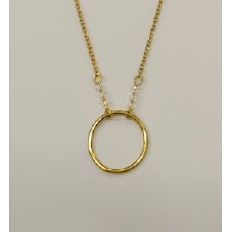 Kostibas 1013-604X, Κολιέ, Ατσάλι, Μοτίφ, Χρυσό