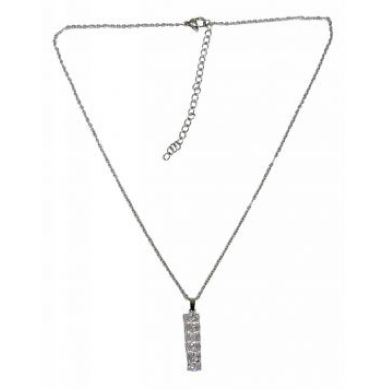 Kostibas 1013-843A1, Κολιέ, Ατσάλι, Μοτίφ, Ασημί