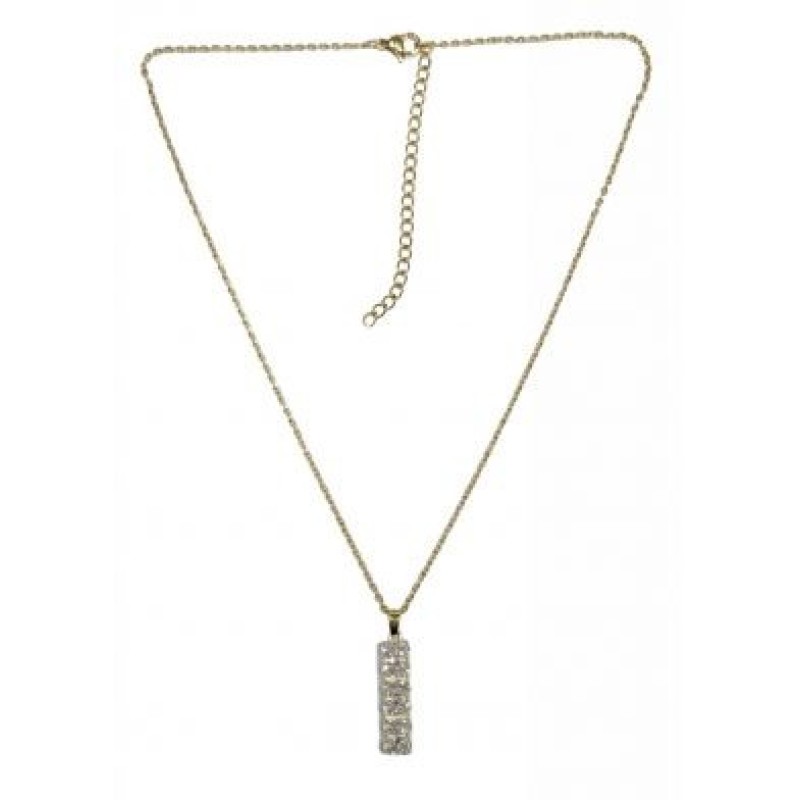 Kostibas 1013-843X1, Κολιέ, Ατσάλι, Μοτίφ, Χρυσό