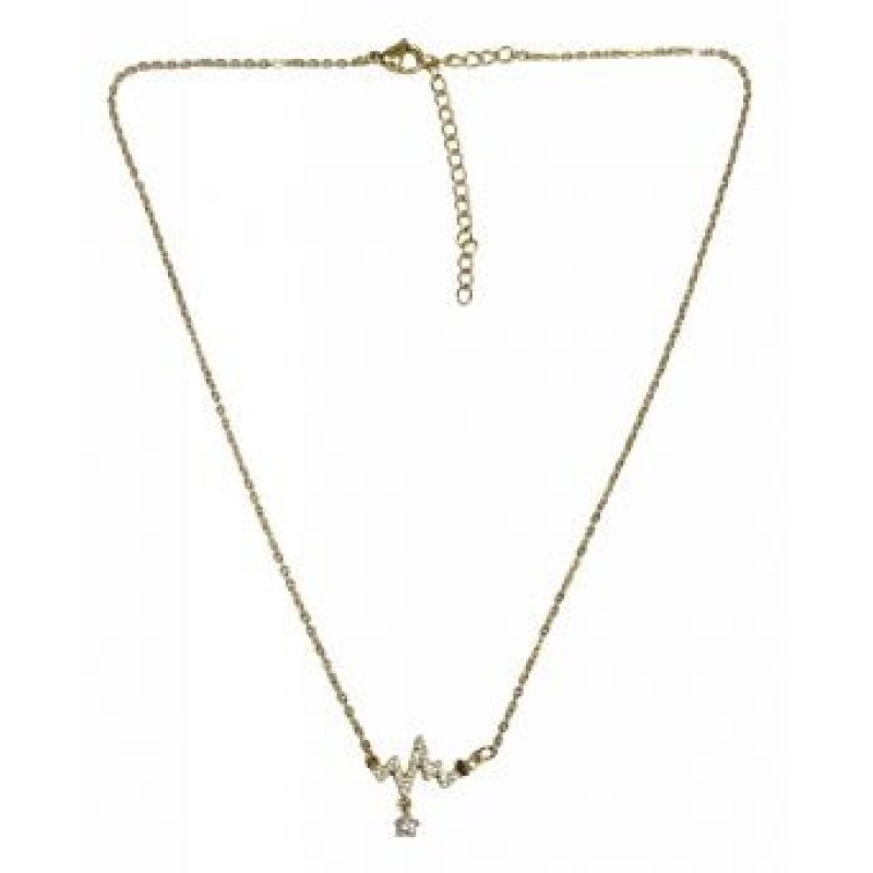 Kostibas 1013-843X3, Κολιέ, Ατσάλι, Μοτίφ, Χρυσό