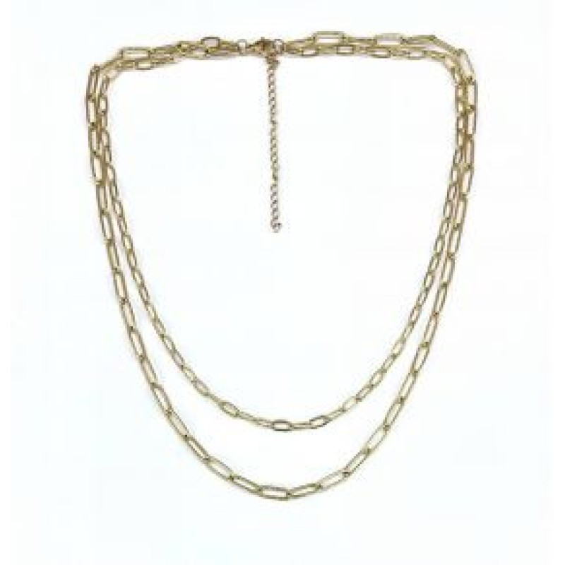 Kostibas 1013-882X2, Κολιέ, Ατσάλι, Χρυσό