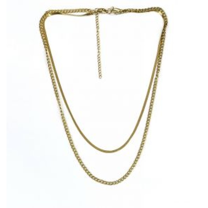 Kostibas 1013-882X5, Κολιέ, Ατσάλι, Χρυσό