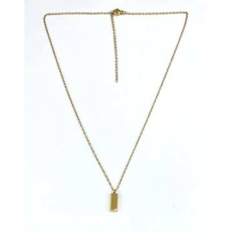 Kostibas 1013-752X, Κολιέ, Ατσάλι, Μοτίφ, Χρυσό