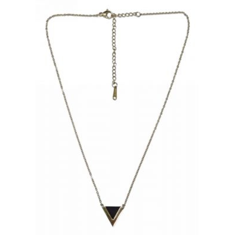 Kostibas 1013-792X1, Κολιέ, Ατσάλι, Μοτίφ, Χρυσό/Μαύρο
