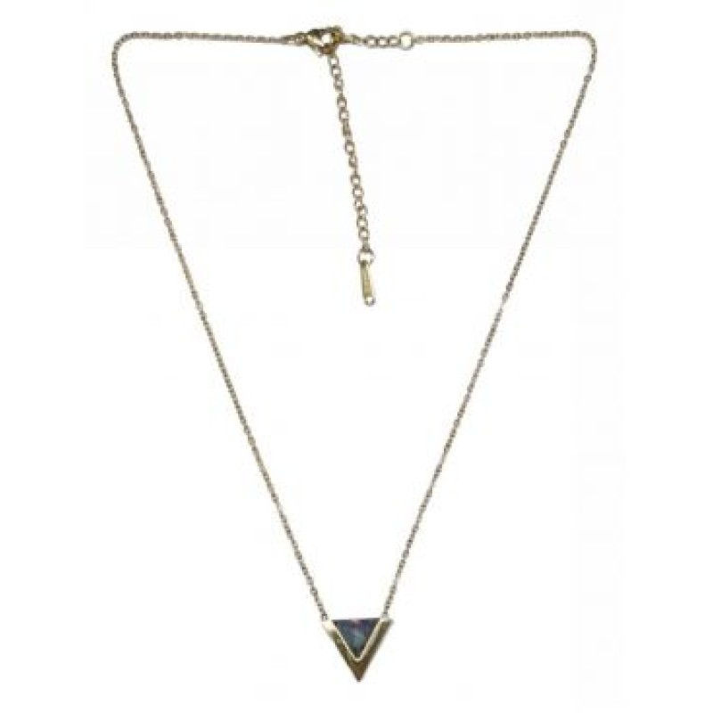 Kostibas 1013-795X1, Κολιέ, Ατσάλι, Μοτίφ, Χρυσό/Πολύχρωμο