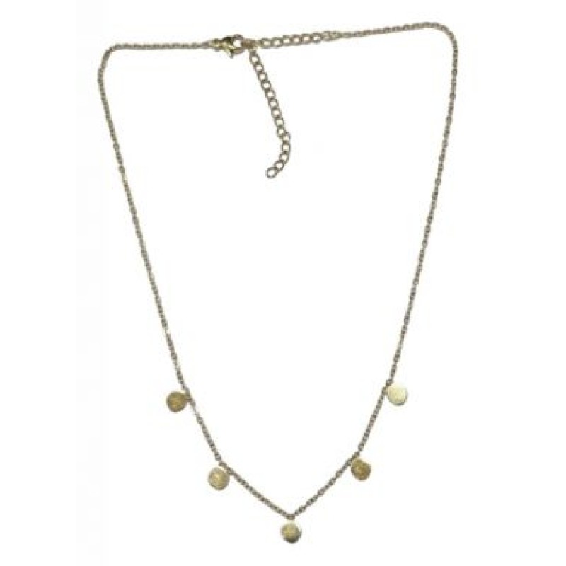 Kostibas 1013-786X, Κολιέ, Ατσάλι, Χρυσό