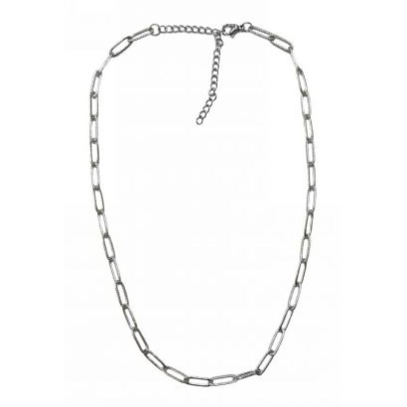 Kostibas 1013-887A5, Κολιέ, Ατσάλι, Ασημί