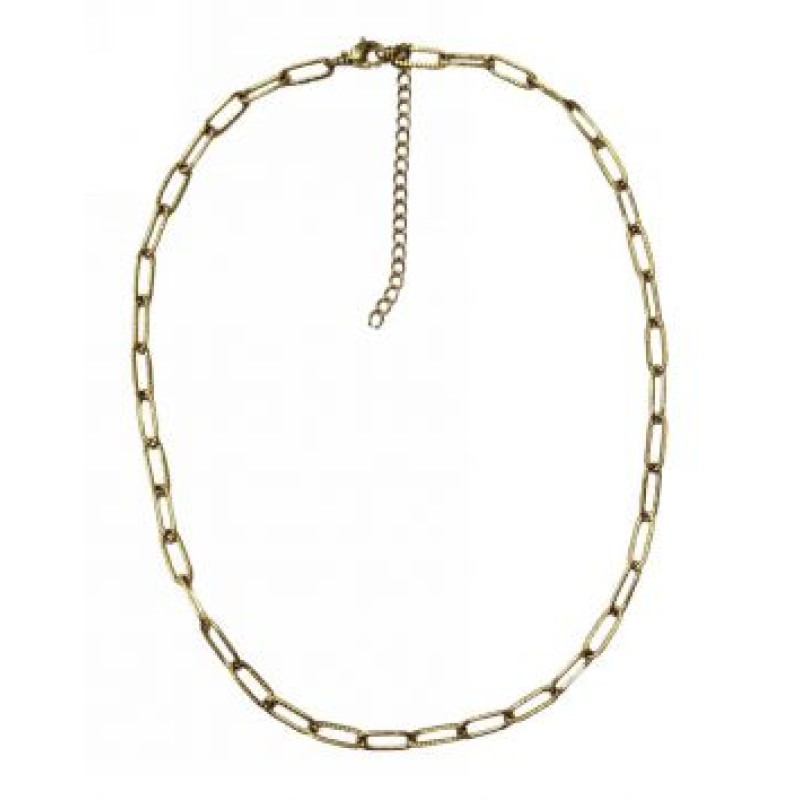 Kostibas 1013-887X5, Κολιέ, Ατσάλι, Χρυσό