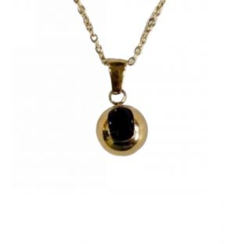 Kostibas 1013-762XM, Κολιέ, Ατσάλι, Μοτίφ, Χρυσό/Μαύρο