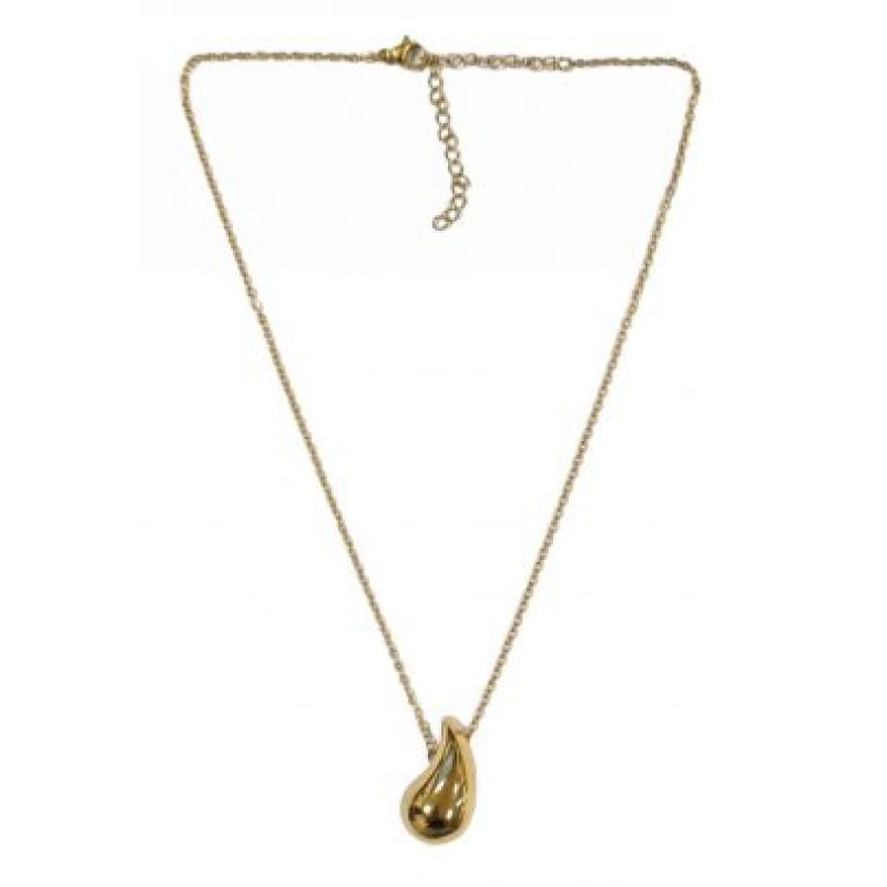 Kostibas 1013-621X, Κολιέ, Ατσάλι, Μοτίφ, Χρυσό